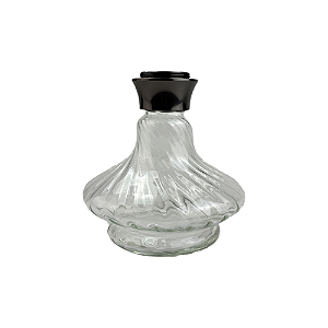 Vaso Reposição Amazon Hookah Future Prime - Titanium/Twist/Clear