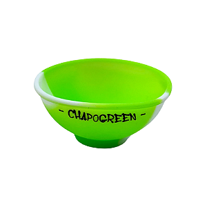 Cuia De Silicone Chapogreen Mix Color - Branco/Verde