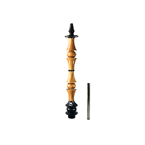 Stem Narguile Marajah Hookah Umbrella Grande Preto/Caramelo