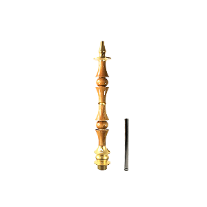 Stem Narguile Marajah Hookah Umbrella Grande Dourado/Caramelo