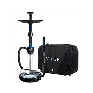 Narguile Completo Triton Viper Splash Bolsa - Azul