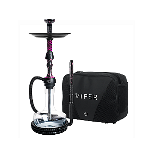 Narguile Completo Triton Viper Splash Bolsa - Rosa