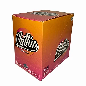 Filtro Piteira de Papel Chillin Hollow Tips 20x5mm (Display C/10 Pacotes C/50un)