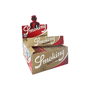Seda Smoking Brown King Size Thinnest Original (Caixa com 50 livretos de 33 folhas)