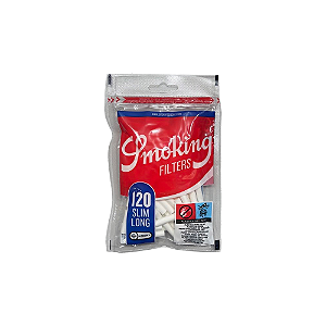Filtro Smoking Slim Long 6x22mm (Pacote de 120un)