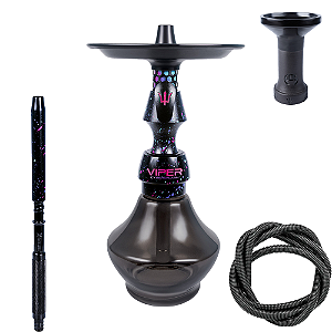 Narguile Triton Viper SV Cyber Splash - Rosa/Roxo