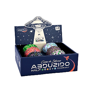 Display Cuia De Silicone Abduzido Half Splif - Cores Sortidas (12 Unidades)