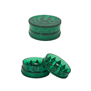 Dichavador De Acrílico Mini-Grinder Colors - Verde
