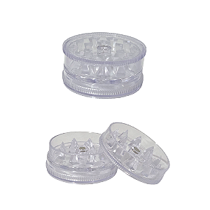 Dichavador De Acrílico Mini-Grinder Colors - Transparente