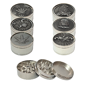 Dichavador De Metal Grafite Relevo Médio - Desenho Sortido (1 Unidade)