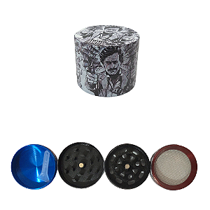 Dichavador De Metal DK Full Pablo Escobar - Modelo 3