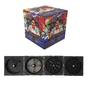 Dichavador De Metal DK Cubo Mágico Pablo Escobar - Modelo 2