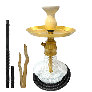 Narguile Completo Econo Hgs - Dourado