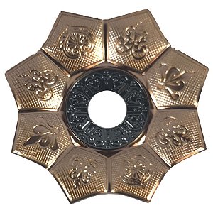 Prato EBS Hookah New Lotus M 22cm - Bronze/Preto