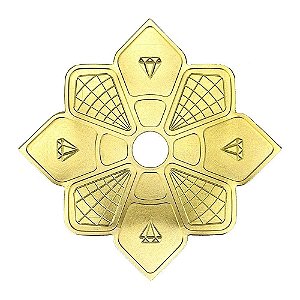 Prato Diamond Hookah - Dourado