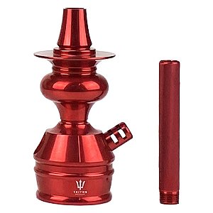 Stem Narguile Triton Zip - Vermelho