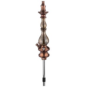 Stem Narguile Zeus Hookah New Edition 2 Respiros - Bronze/Imbuia