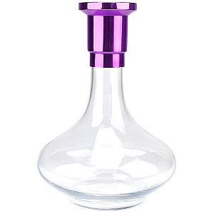 Vaso ZH Genie 30cm Liso - Roxo/Clear