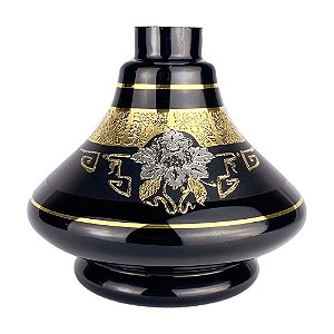 Vaso Bless Mini Lamp Detalhes - Preto