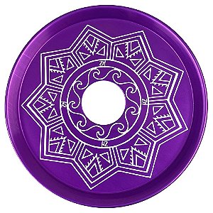 Prato ZH Tribal Médio 19cm - Roxo