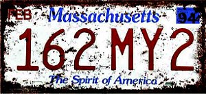 Placa Decorativa Massachusetts