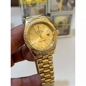 Rolex DateJust 36 Dourado AAA