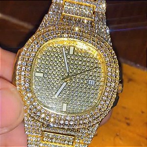 Nautilus Gold cravejado de brilhantes