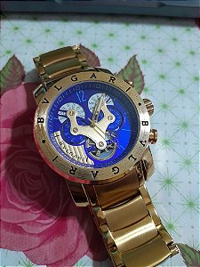 BVLGARI Excalibur banhado a OURO 18K