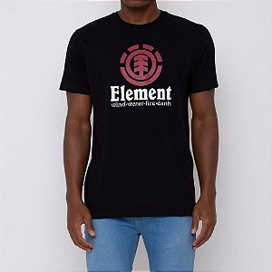 CAMISETA ELEMENT VERTICAL - PRETA