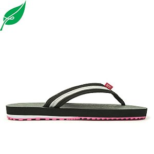 CHINELO OUS OAMF CARGO PRETO/BRANCO/PINK