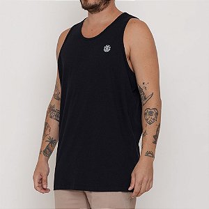 CAMISETA REGATA ELEMENT LOGO CHEST - PRETA