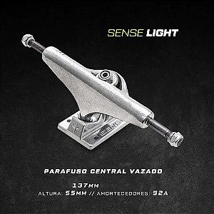 TRUCK SENSE IMPORTADO - SERIE HOLLOW LIGHT - 137MM - PRATA