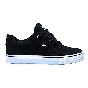 TÊNIS DC SHOES ANVIL TX LA BLACK WHITE