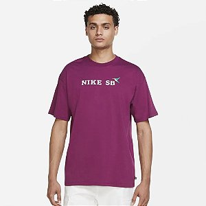 Camiseta Nike SB Hummingbird - Vinho