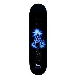 SHAPE APRIL A LOGO BLACK/BLUE 8.0"