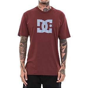 CAMISETA DC SHOES STAR COLOR - VINHO