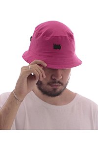 Bucket Hat Chronic Mini Logo Pink