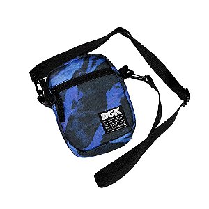 Shoulder Bag Dgk Invade Camo Blue - Exclusivo