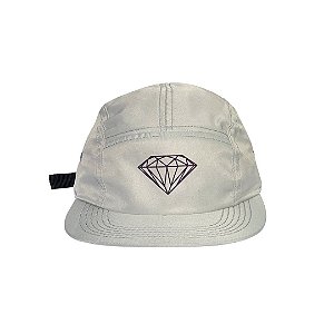 Boné Diamond 5 Panel Brilliant Camper Hat - Cinza