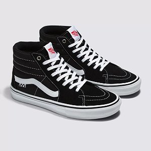 Tênis Vans Sk8 Hi Pro Classic Black White