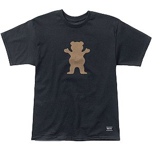 Camiseta Grizzly OG Bear Tee - Black Sand