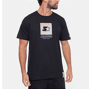 Camiseta Starter Colors Square - Preta
