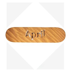 Shape April AP Logo Sand 8,25" Relevo - Exclusivo