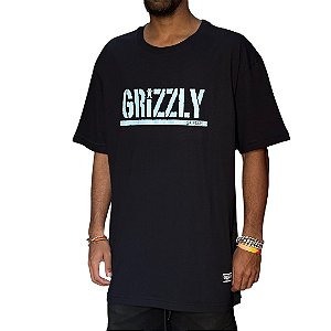 Camiseta Grizzly Og Stamp Tee - Blue/Black
