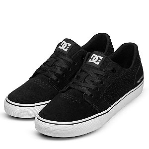 TÊNIS DC SHOES ANVIL SE BLACK/BLACK/WHITE