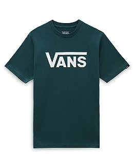 CAMISETA VANS CLASSIC DEEP TEAL-WHITE