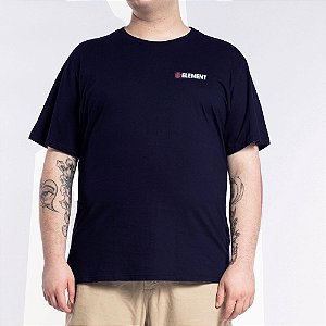 CAMISETA ELEMENT BLAZIN CHEST PLUS SIZE - MARINHO ( TAMANHO BIG )