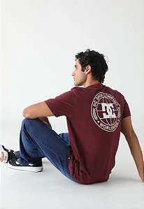CAMISETA DC SHOES Pressed - Bordo
