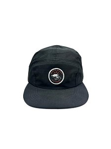 Boné Black Sheep Five Panel Circle - Full Black