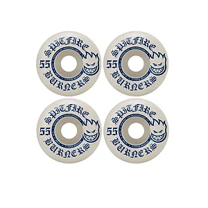 Roda Spitfire Burner Branca White & Gold 99D 55mm